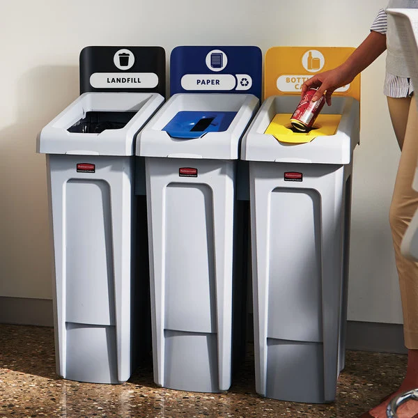 2057607 Recyklačná stanica - 3 druhy odpadu - 3