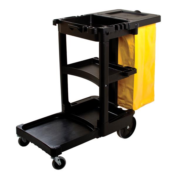 1805985 Vozík Janitor Cart - 2 otočné a 2 pevné koliečka - 1