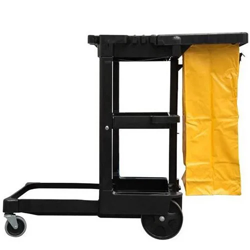 1805985 Vozík Janitor Cart - 2 otočné a 2 pevné koliečka - 3